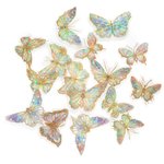 Naklejki Połyskujące Pet Motyle 20szt. Moonstone /DpCraft