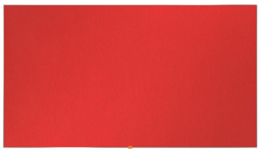 Tablica Filcowa Nobo 189X107Cm Panoramiczna 85" Czerwona