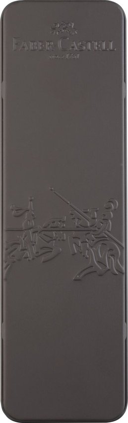 Opakowanie Upominkowe Metalowe Antracytowe Na Pióro Puste Faber-Castell