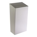 Kosz Na Śmieci z Pokrywą Wiszący 50L Stal Szlachetna Mat /Faneco