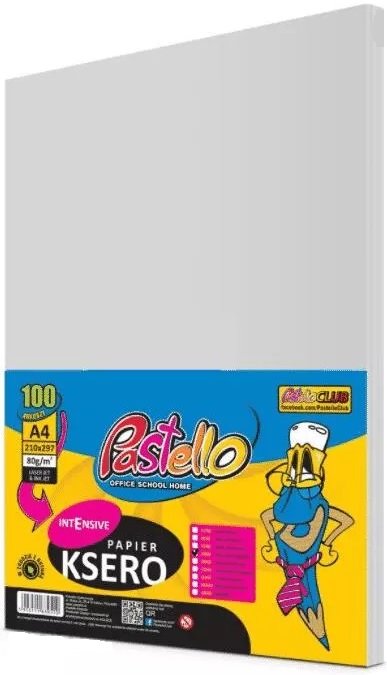 Papier Xero A4 A'100 80g Szary /Pastello