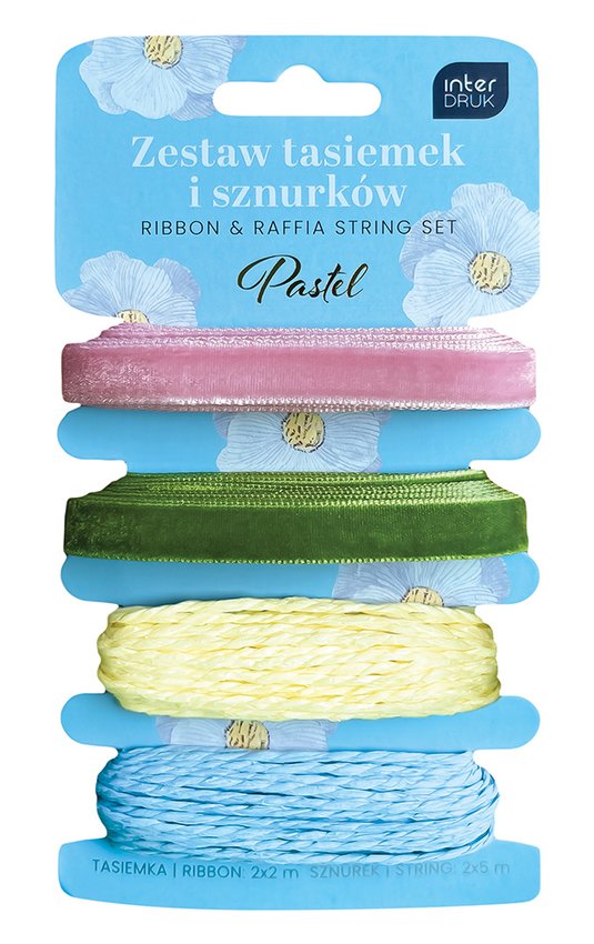 Zestaw Tasiemek i Sznurków Pastel /Interdruk