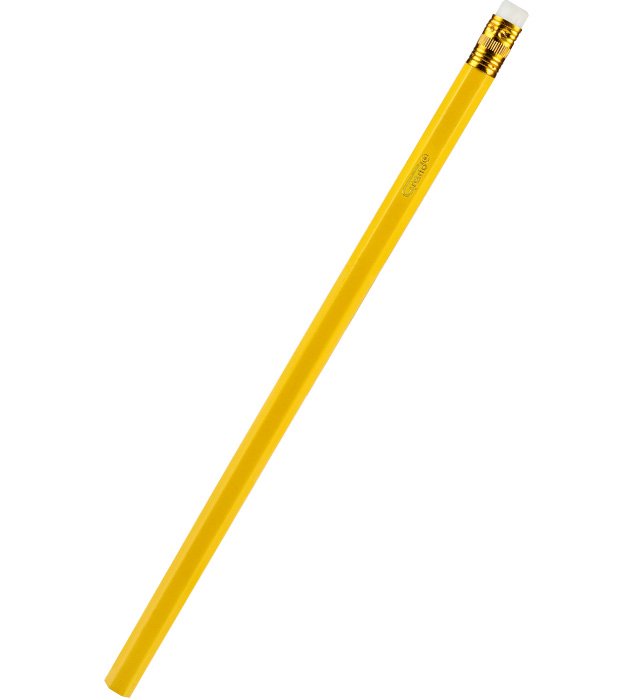 Ołówek z gumką GRAND GR-6602 ŻÓŁTY A`12