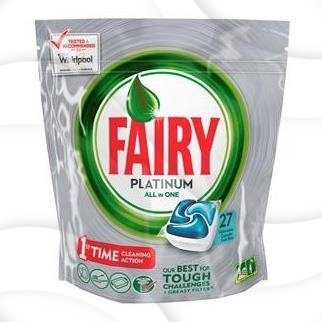 Fairy Kapsułki Do Zmywarek Platinum All in 1 27szt.