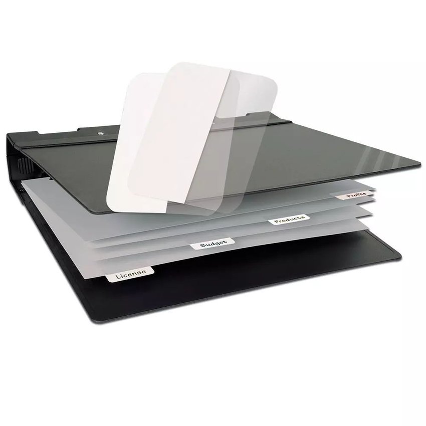 Zakładki Indeksujące Djois X 3L Białe 48 Szt. Wielokrotnego Użytku 12X40Mm