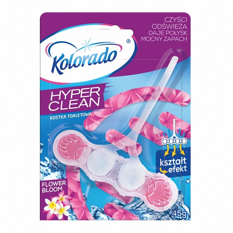 Kostka do WC 45g Hyper Clean Flower Bloom / Kolorado