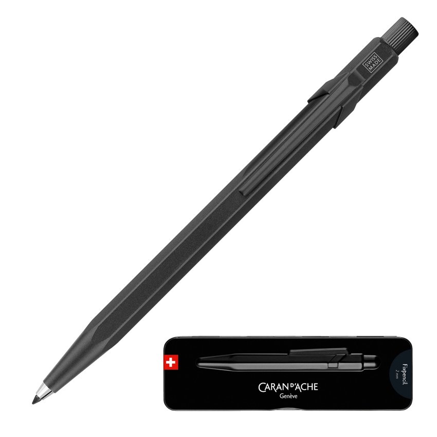 Ołówek CARAN D'ACHE Fixpencil Black Code 2mm czarny