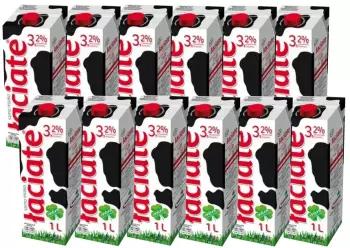 Mleko Łaciate 3.2% 1L Karton 12sztuk