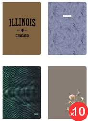 Zestaw 10x Zeszyt A5 96k linia BASIC / INTERDRUK