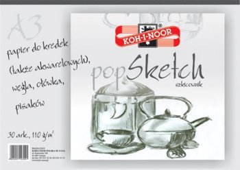 Blok Szkicownik popSketch A3 110g 20k /K-I-N