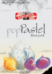 Blok do Pasteli popPastel 300x420mm 220g 20k Czarny /Koh-I-Noor