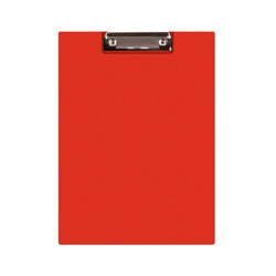 Clipboard A4 PVC Zamykany Czerwony /Q-Connect