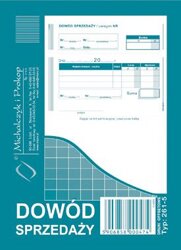 Dowód Sprzedaży (Paragon) A6 Offset Pion 261-5 /MiP