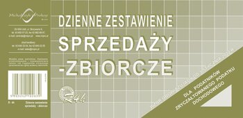 Dzienne Zestawienie Sprzedaży - Zbiorcze 1/3 A4 Offset R4-H /MiP