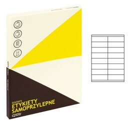 Etykiety Samoprzylepne 105x33,8 16/A4  A'100 /Grand