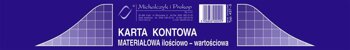 Karta Kontowa Materiałowa A5 Offset 20szt. 437-3 /MiP