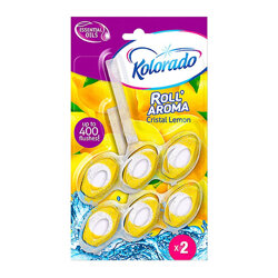 Kostka Do Wc Roll'Aroma 2szt Cristal Lemon Zawieszka/Kolorado