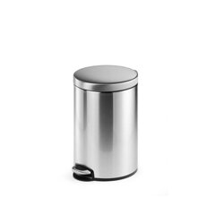 Kosz na Śmieci z Pedałem Stainless Steel 12l Metal Szczotkowany /Durable 340123