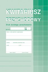 Kwitariusz Przychodowy A5 Oryg.+2k Numer. 400-3 /MiP