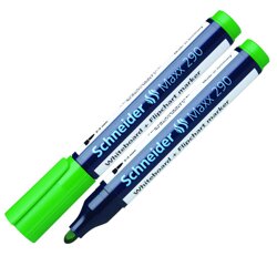 Marker Do Tablic Schneider Maxx 290 Okrągły 2-3 mm Zielony