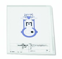 Obwoluta L PP A4 0,12mm 100szt. Przezroczysta /Durable 233719