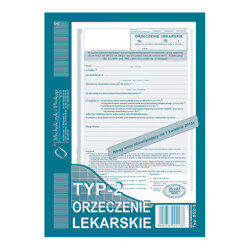 Orzeczenie Lekarskie Typ-2 A5 40k /MiP