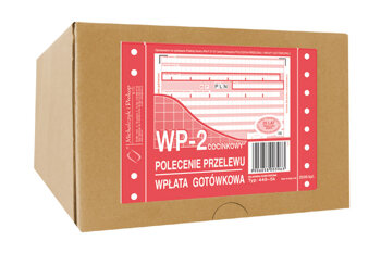 Polecenie Przel. Bank. A6 WP-2 (2-odc.) 180x4 (1+1)  /MiP