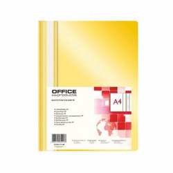 Skoroszyt A4 PP A'25 Żółty /Office Products