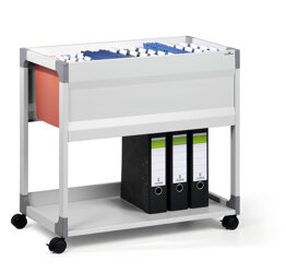 Wózek Na Teczki Zawieszkowe System File Trolley 90 A4 S Szary /Durable 378410