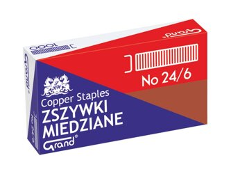 Zszywki Grand 24/6 Miedziane