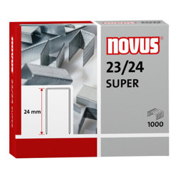 Zszywki Novus 23/24 Super 1000szt. 042-0644