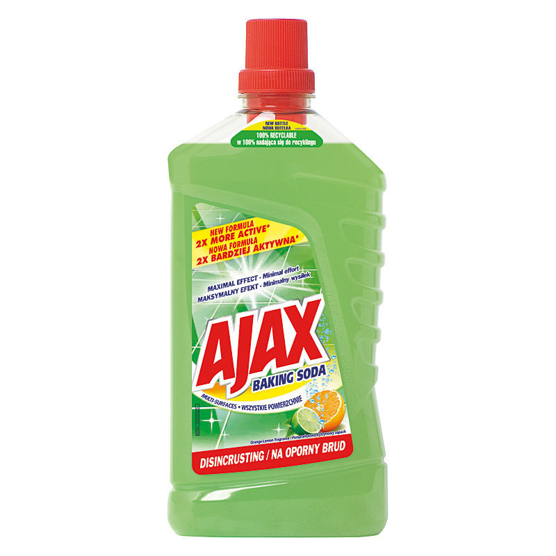 Ajax Płyn Uniwersalny 1L Baking Soda Pomarańcza-Cytryna