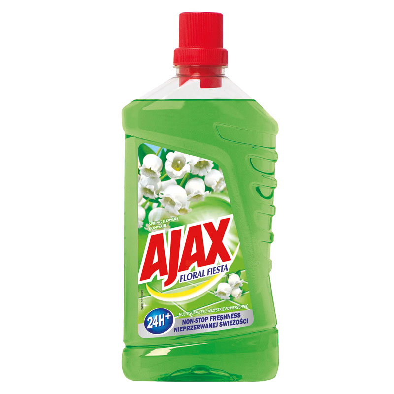 Ajax Płyn Uniwersalny 1L Floral Fiesta Konwalia (zielony)
