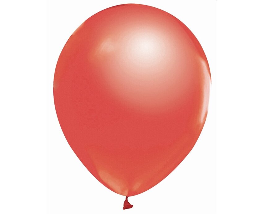 Balony Beauty&Charm, metaliki czerwone 12"/ 50 szt. /GoDan
