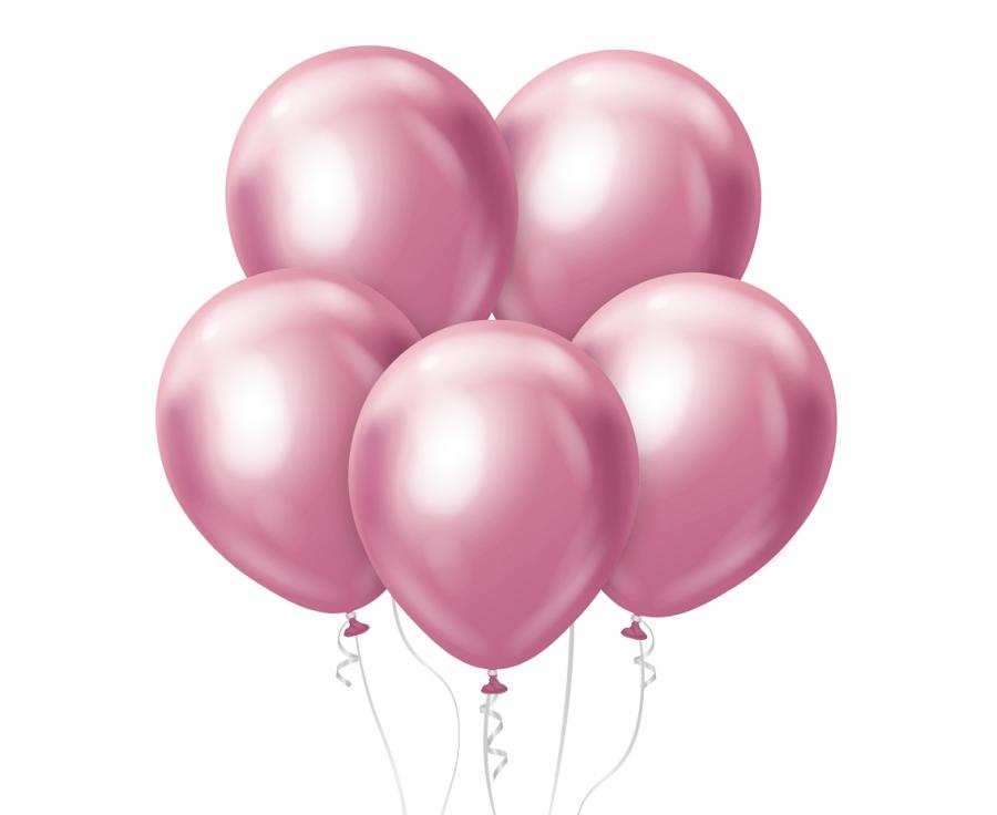 Balony Beauty&Charm, platynowe j.różowe 12"/ 7 szt.  /GoDan