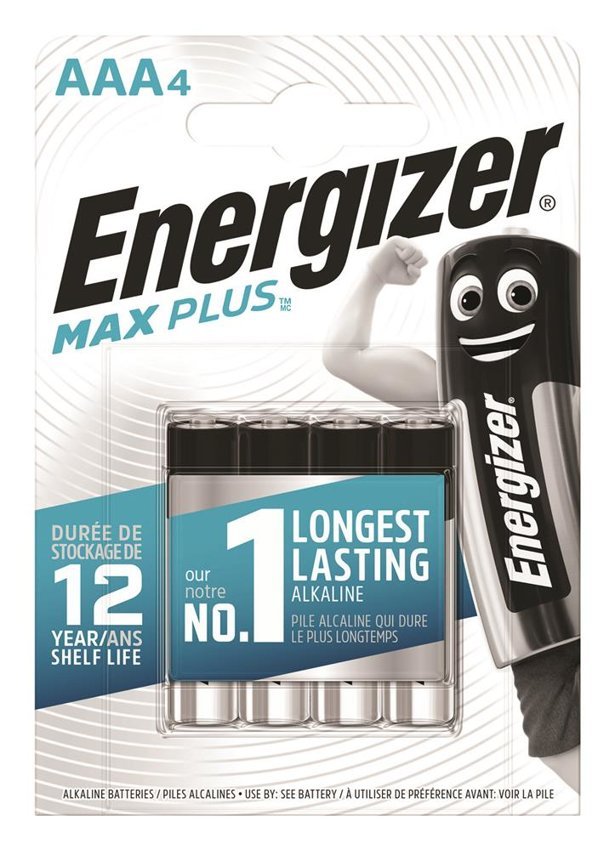 Bateria ENERGIZER Max Plus, AAA, LR03, 1,5V, 4szt.
