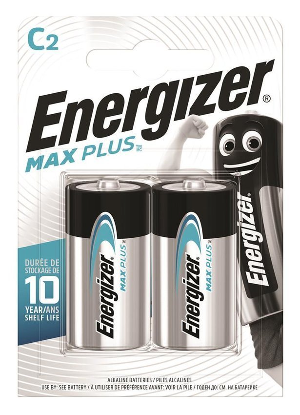 Bateria ENERGIZER Max Plus, C, LR14, 1,5V, 2szt.