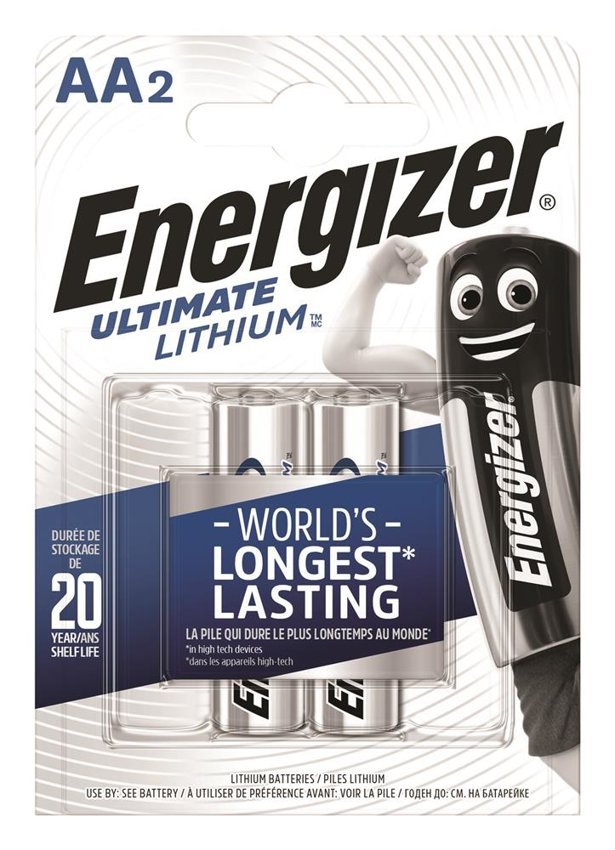 Bateria ENERGIZER Ultimate Lithium, AA, L91, 1,5V, 2szt.