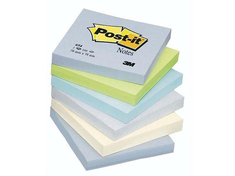 Bloczek Samoprzylepny 76x76 654-ML A'6 Mineralny /Post-it