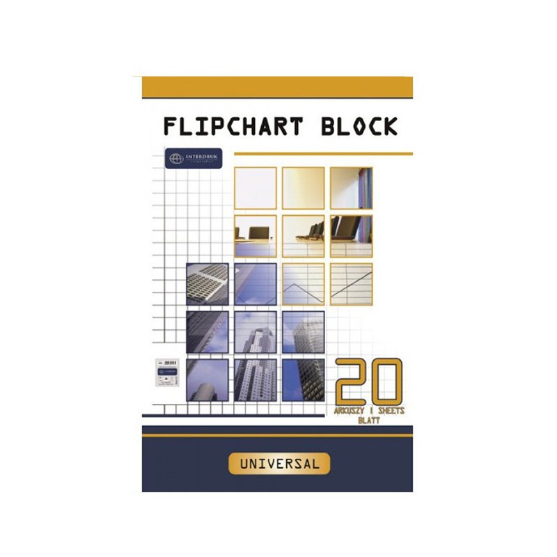 Blok Flipchart 20k Gładki /Interdruk