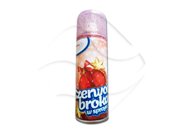 Brokat w Sprayu Czerwony 250ml /Brewis BX500