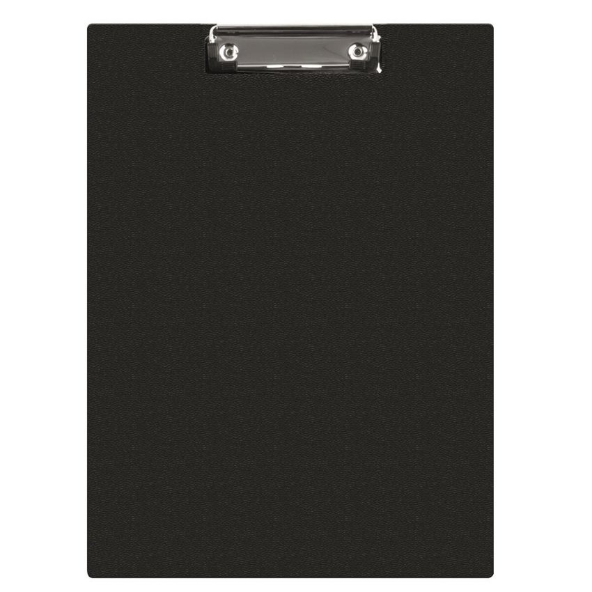 Clipboard A4 PVC Zamykany Czarny /Q-Connect