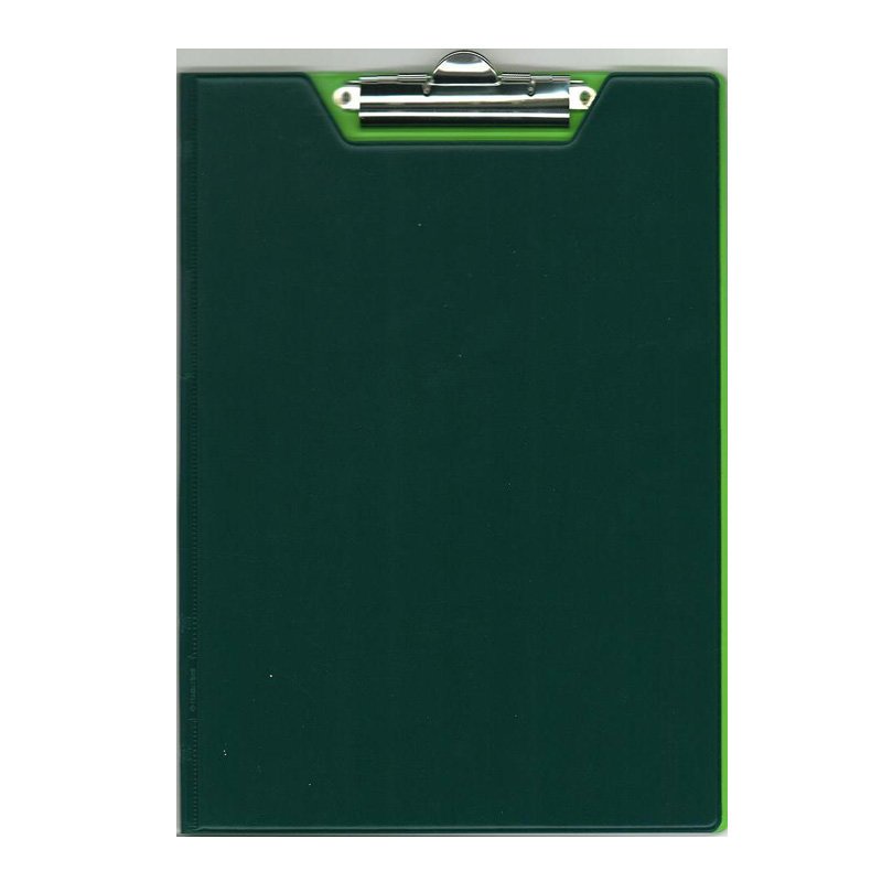 Clipboard A4 PVC Zamykany Duo Color Zielony-Jasnozielony /Panta Plast