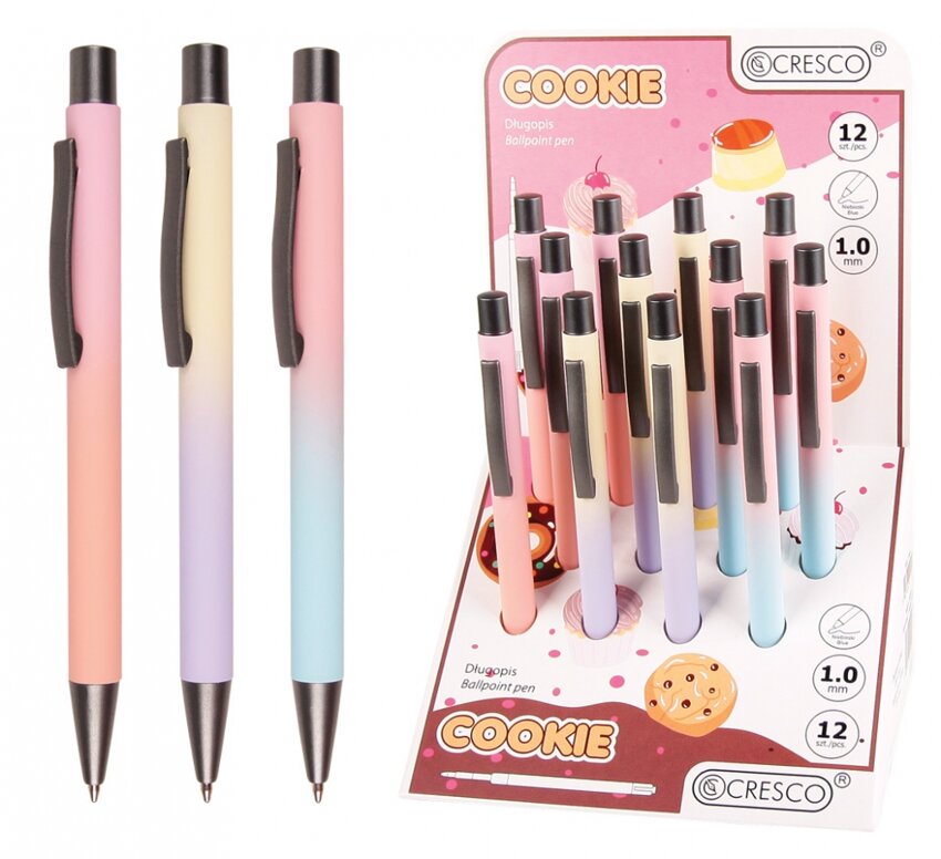 Długopis Aut. Cookie Niebieski /Cresco