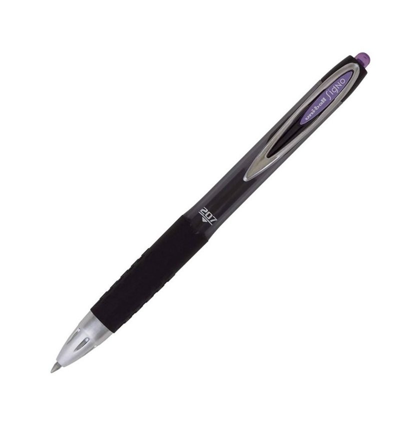 Długopis Aut. Żel Uni UMN-207 Signo 0.7 Fioletowy