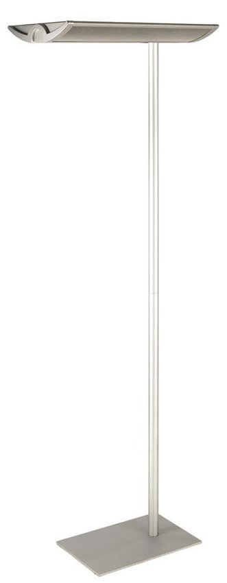 Energooszczędna lampa podłogowa MAULmaioris 2x55W srebrna