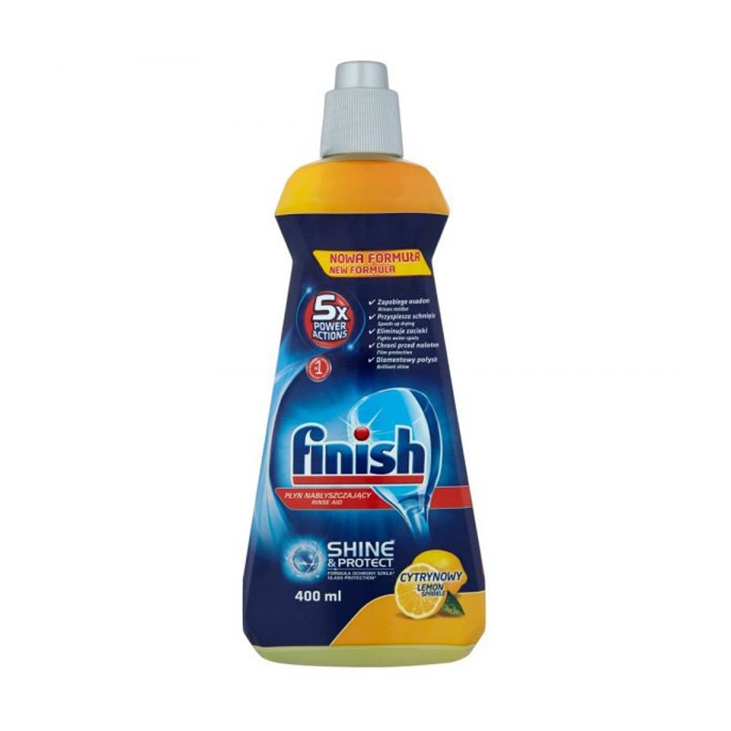 Finish Płyn Do Zmywarek 400ml Nabłyszczanie Lemon