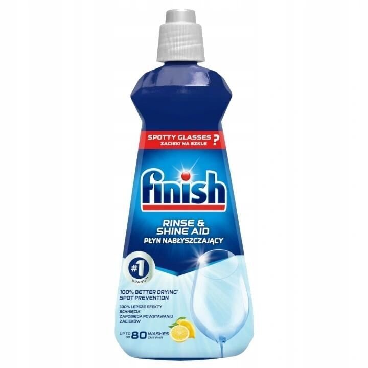 Finish Płyn Do Zmywarek 400ml Nabłyszczanie Lemon