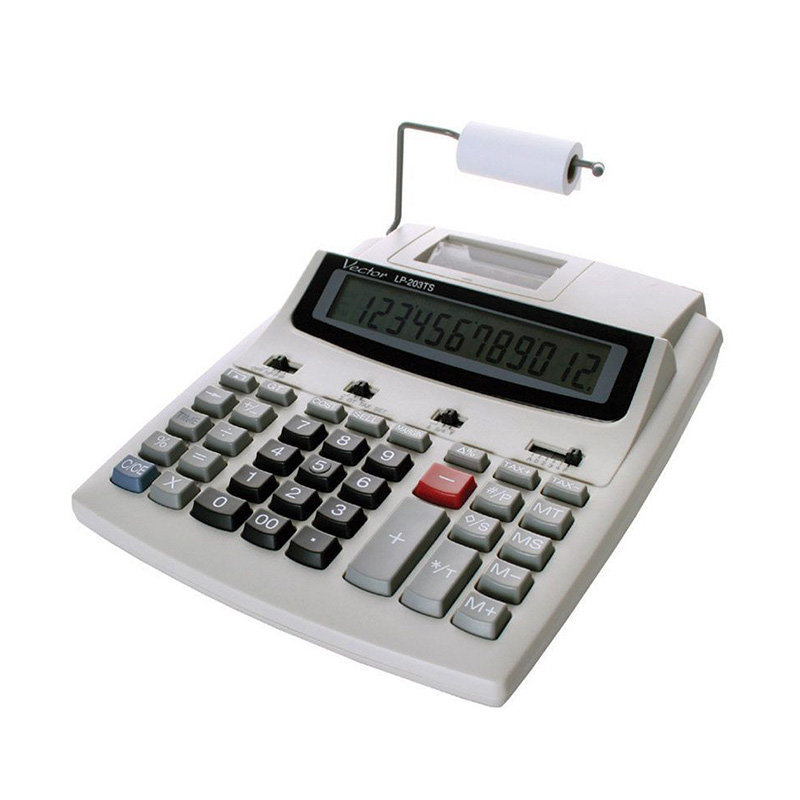 Kalkulator Vector LP-203TS II z Drukarką
