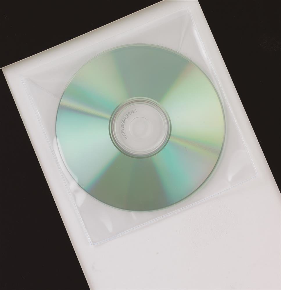 Koperty Na Płyty Cd/Dvd Q-Connect 50Szt. Transparentny